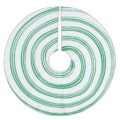 Pepermunt groen en witte spiraal boomrok kerstboom rok (Voorkant)