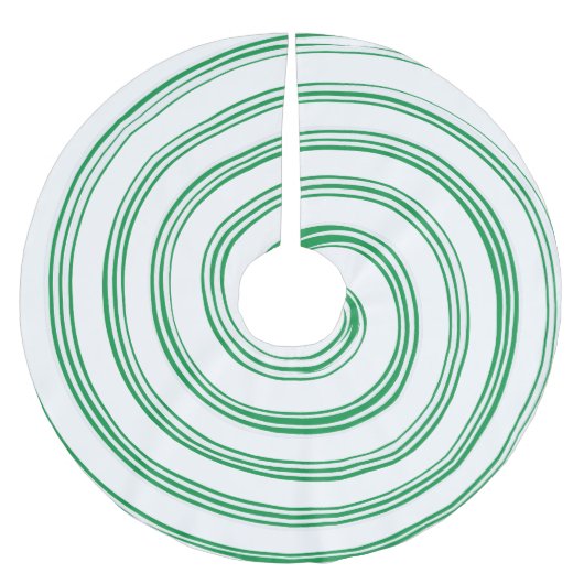 Pepermunt groen en witte spiraal boomrok kerstboom rok (Voorkant)