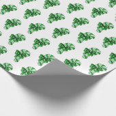 pepermunt groene snoepriet met boog cadeaupapier (Hoek)