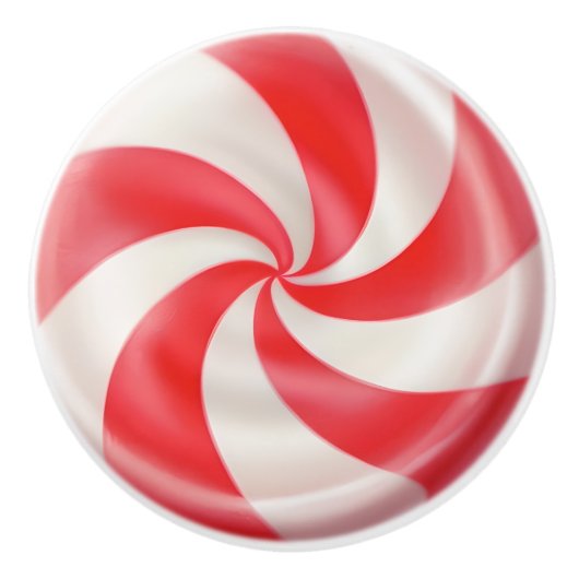 Pepermunt Keramische Knop (Voorkant)