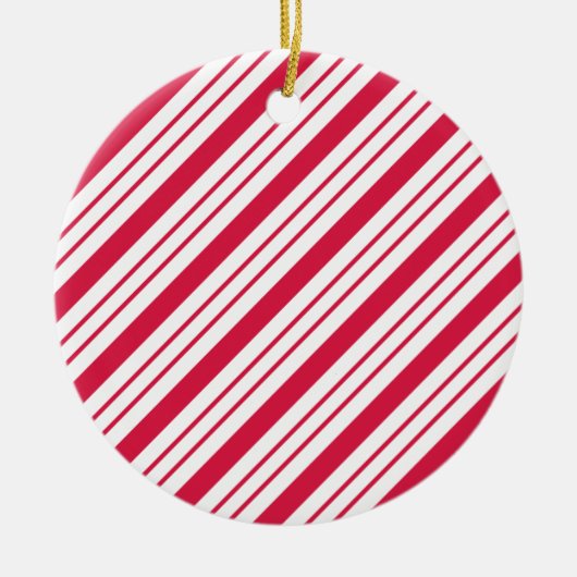 Pepermunt Kerst Snoep Ornament (Voorkant)