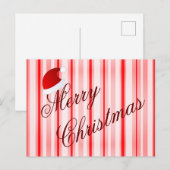 Pepermunt Kerstkaart Briefkaart (Voorkant / Achterkant)