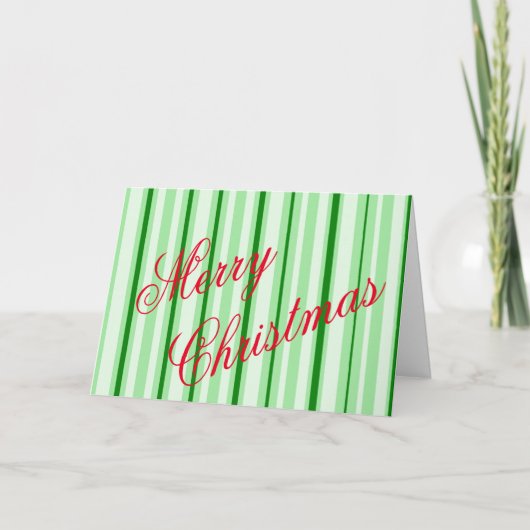 pepermunt Kerstkaart Kaart (Voorkant)