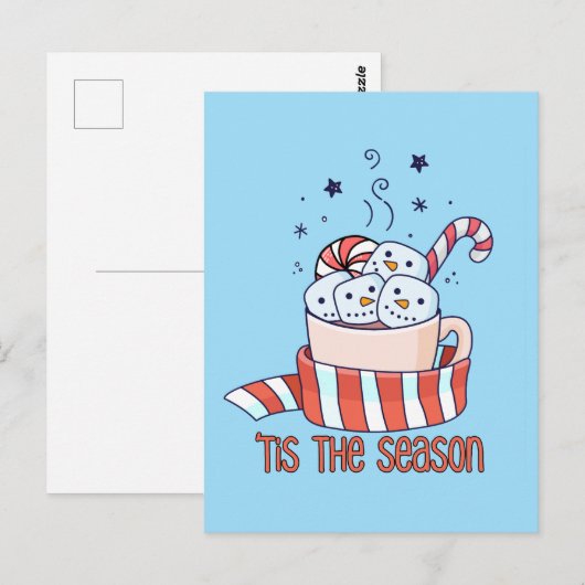 pepermunt latte seizoen briefkaart (Voorkant / Achterkant)