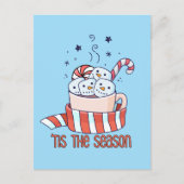 pepermunt latte seizoen briefkaart (Voorkant)