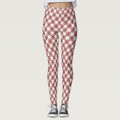 Pepermunt Munt Kerst Snoep Vakantie Sweets Leggings (Voorkant)
