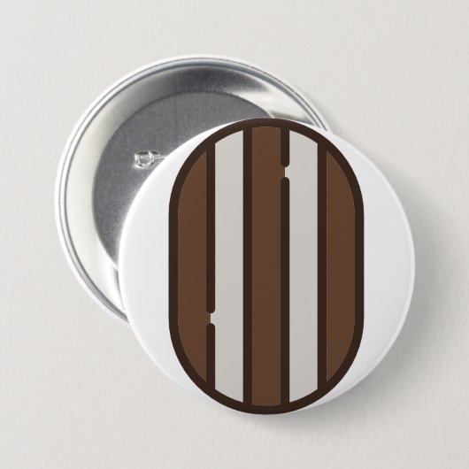 pepermunt ronde button 7,6 cm (Voorkant /achterkant)