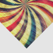 pepermunt snoep gestreept werveling rood blauw tissuepapier (Detail)