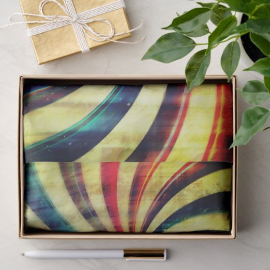 pepermunt snoep gestreept werveling rood blauw tissuepapier (Geschenk)