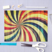 pepermunt snoep gestreept werveling rood blauw tissuepapier (Craft)