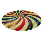 pepermunt snoep gestreepte carnavalstent snijplank (Hoek)