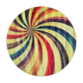  pepermunt snoep gestreepte carnavalstent snijplank (Voorkant)