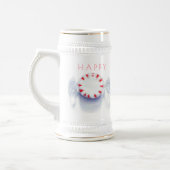 PEPERMUNT SNOEP "HAPPY MERRY JOLLY" Stein Bierpul (Links)
