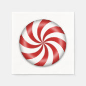 Pepermunt Snoep Papier Servet (Voorkant)