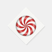 Pepermunt Snoep Papier Servet (Hoek)