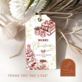 Pepermunt Snoep Vrolijk Kerstcadeau Labels Cadeaulabel