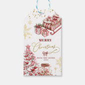 Pepermunt Snoepgoed Kerstcadeau Labels Cadeaulabel (Voorkant)
