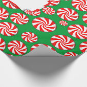 Pepermunt Snoepjes met Cadeau Label Cadeaupapier (Hoek)