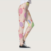 Pepermunt Snoepjes Mints Kerst,kerststokken Leggings (Rechts)