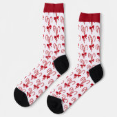Pepermunt Snoepstok All-Over-Print Sokken (Links)