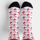 Pepermunt Snoepstok All-Over-Print Sokken (Top)