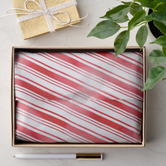 Pepermunt Streep Tissuepapier (Geschenk)