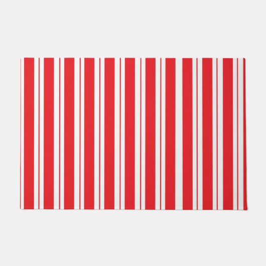 Pepermunt strepen Kerstmis Candy Cane Deurmat (Voorkant)