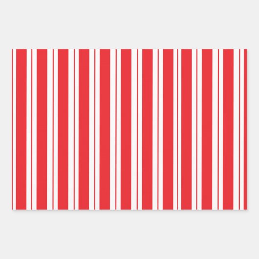 Pepermunt strepen Kerstmis Candy Cane Inpakpapier Vel (Voorkant 3)