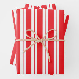 Pepermunt strepen Kerstmis Candy Cane Inpakpapier Vel