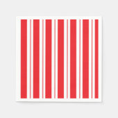 Pepermunt strepen Kerstmis Candy Cane Servet (Voorkant)