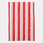 Pepermunt strepen Kerstmis Candy Cane Theedoek (Verticaal)