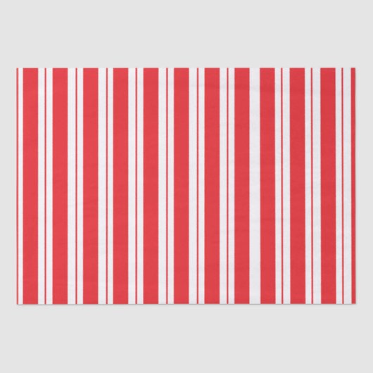 Pepermunt strepen Kerstmis Candy Cane Tissuepapier (Voorkant)