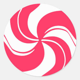 Pepermunt Swirl Sticker