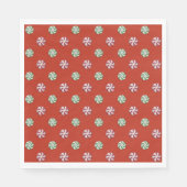 Pepermunt Twist Snoepjes Papieren servetten (Voorkant)