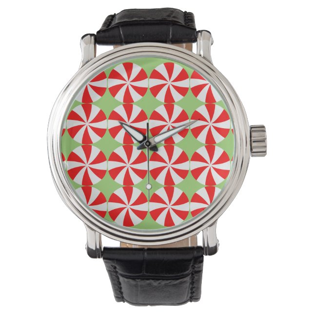 pepermuntgroen horloge (Voorkant)
