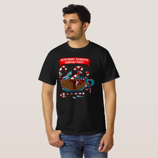 pepermuntkerst t-shirt (Voorkant volledig)