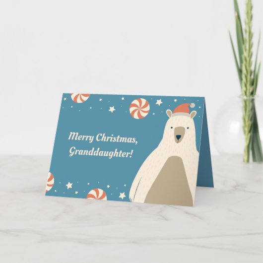 PEPERMUNTS & BEER KLEINDOCHTER KERSTMIS KAART (Voorkant)