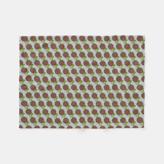 pepermuntstuk fleece deken (Voorkant (Horizontaal))