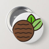 pepermuntstuk ronde button 7,6 cm (Voorkant /achterkant)