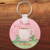 Pepermuntthee-Sleutelhanger Sleutelhanger (Voorkant)