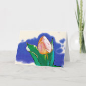 Pepermunttulpentekening Kaart (Voorkant)