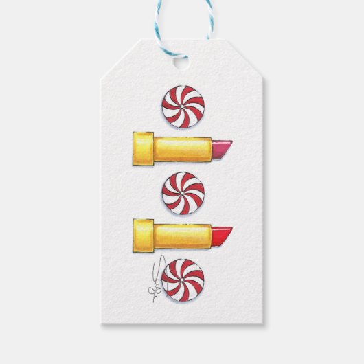 Pepermuntvreugde Cadeaulabel (Voorkant)