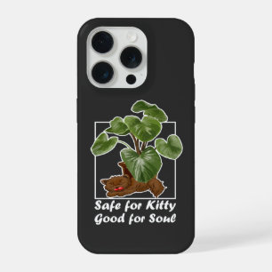 Peperomia katvriendelijke plant slapende pluizige iPhone 15 pro case