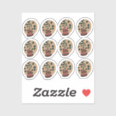 Peperomia Plant Tekening Ontwerp Sticker (Vel)