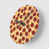 Peperoni Pizza voor Pizza Lovers Wandklok (Hoek)
