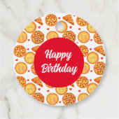 Peperroni, kaas en Margherita pizza Bedankjes Labels (Achterkant)