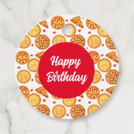 Peperroni, kaas en Margherita pizza Bedankjes Labels