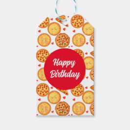 Peperroni, kaas en Margherita pizza Cadeaulabel