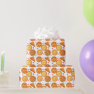 Peperroni, kaas en Margherita pizza Cadeaupapier
