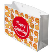 Peperroni, kaas en Margherita pizza Groot Cadeauzakje (Achterkant Gekanteld)